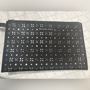 MICHAEL Michael Kors Black Cutout Wallet